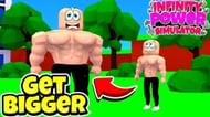 A thumbnail for Infinity Power Simulator. (Image via Roblox Corporation)